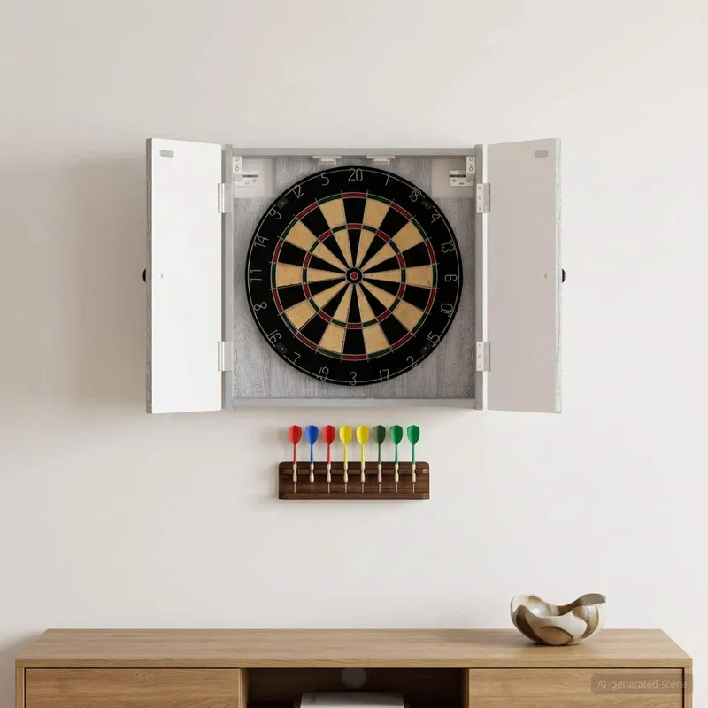 Dartboard Schrank BREDA Sonoma-grigio 52,5 x 10,5 x 53,5 cm