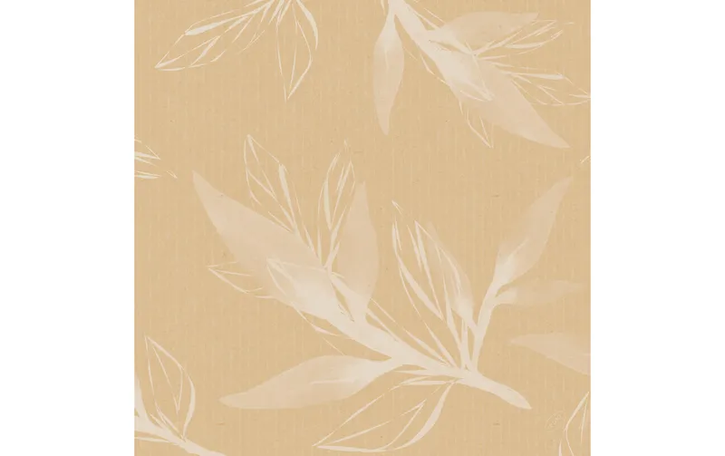Duni Papierservietten Leaves 40 cm x 40 cm, 60 pieces, naturale