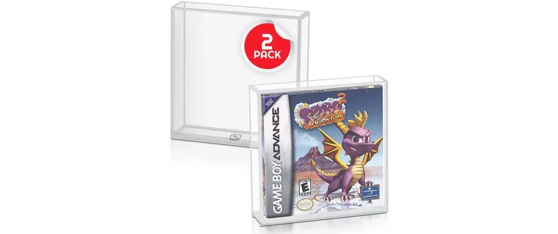 EvoRetro Acryl Box 2er-Pack for Gameboy Acryl, for Game Boy Spiele