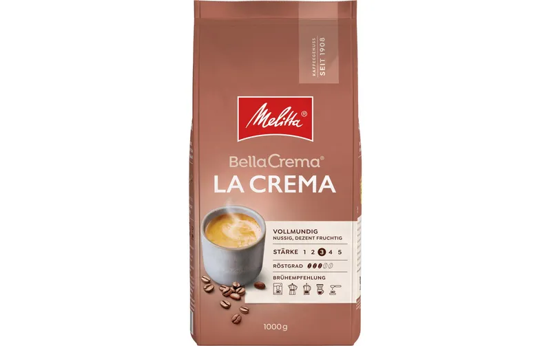 Melitta Kaffeebohnen Bella Crema LaCrema 1 kg