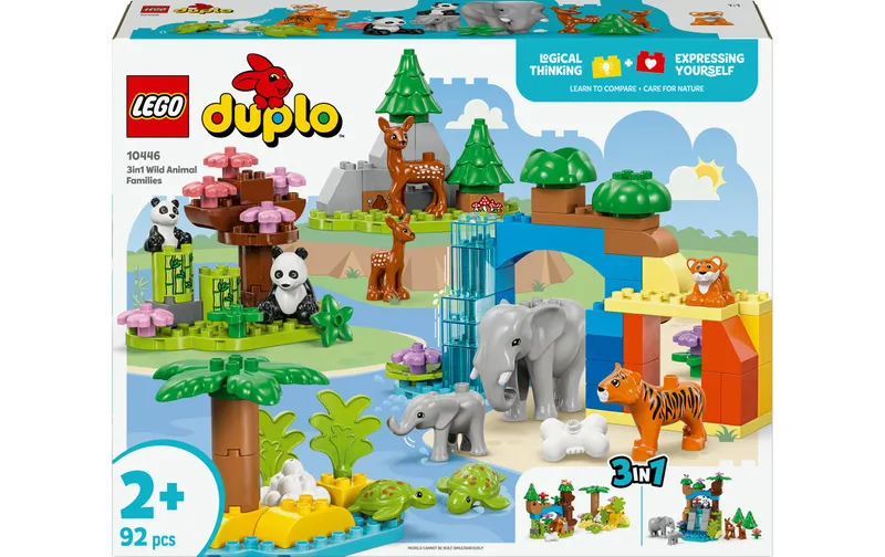 LEGO® DUPLO® Wildtier-Familien 3-in-1-Set 10446