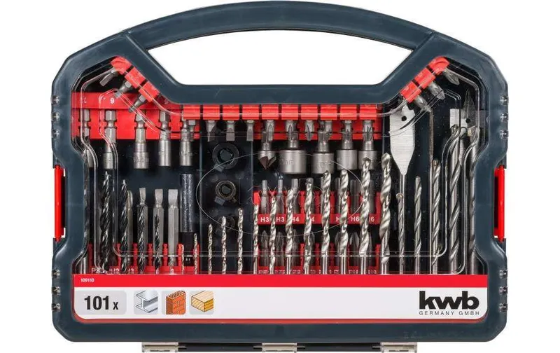 kwb Bohr- et Bitset 101-teilig