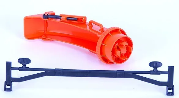 BRUDER Ersatzteil Auswurf e Schwarzteile per Schneefräse