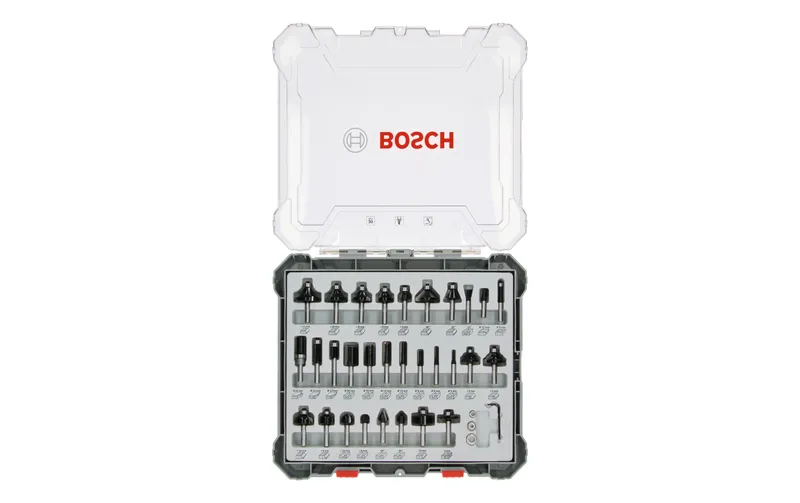 Bosch Professional Fräserset 6 mm-Schaft, 30-teilig