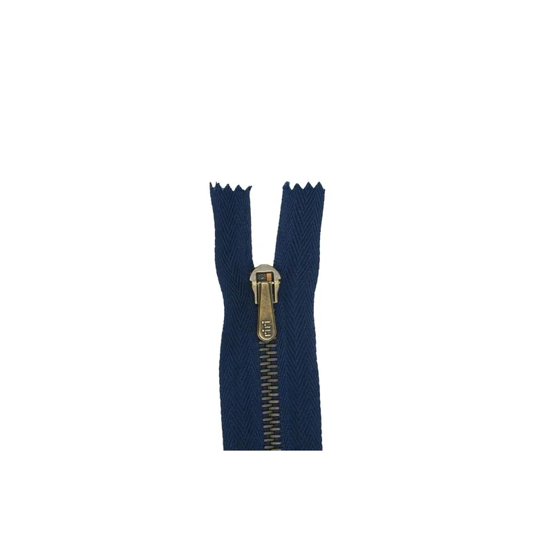 riri mayer Reissverschluss Metall 6 Jeans Länge 10 cm, Navy Blue