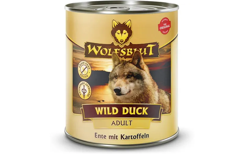 Wolfsblut Nassfutter Dog Wild Duck, 800 g