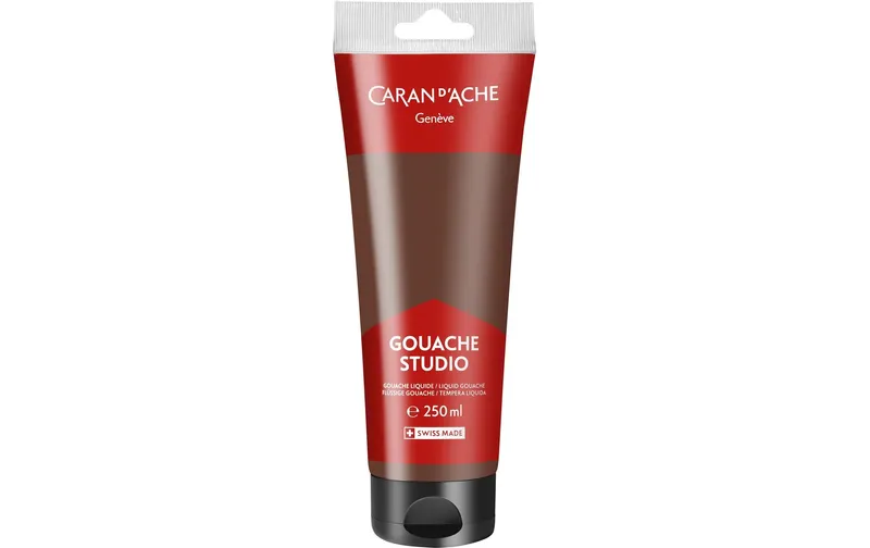 Caran d'Ache Wasserfarbe Gouache Studio 250 ml, brown