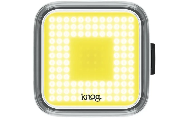 knog. Velolampe Blinder Square Vorne, Schwarz