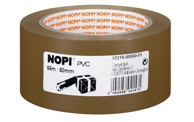 tesa NOPI Packband 57215 50 mm x 66 m, brown