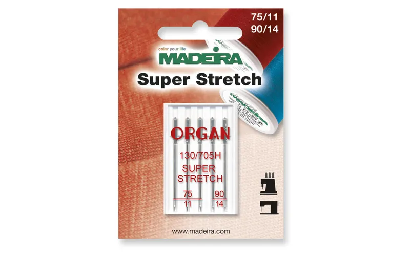 Madeira Maschinennadel Super Stretch 75/11 90/14 5 pièces