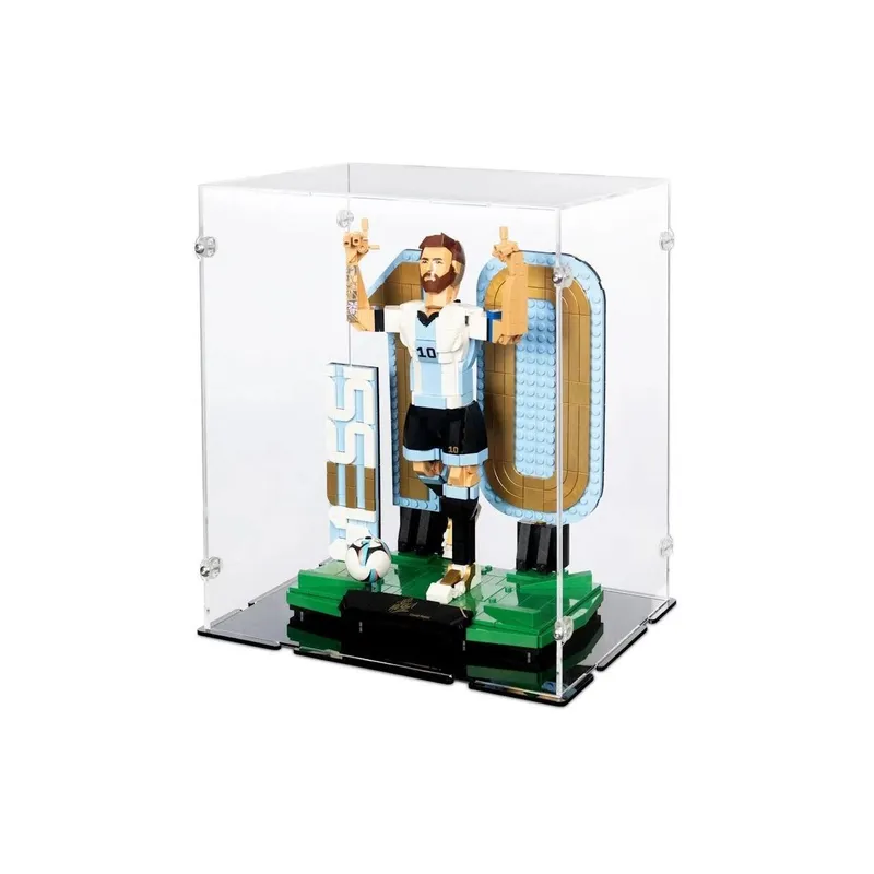 iDisplayit Acryl-Display for 43015 Lionel Messi Fussballlegende