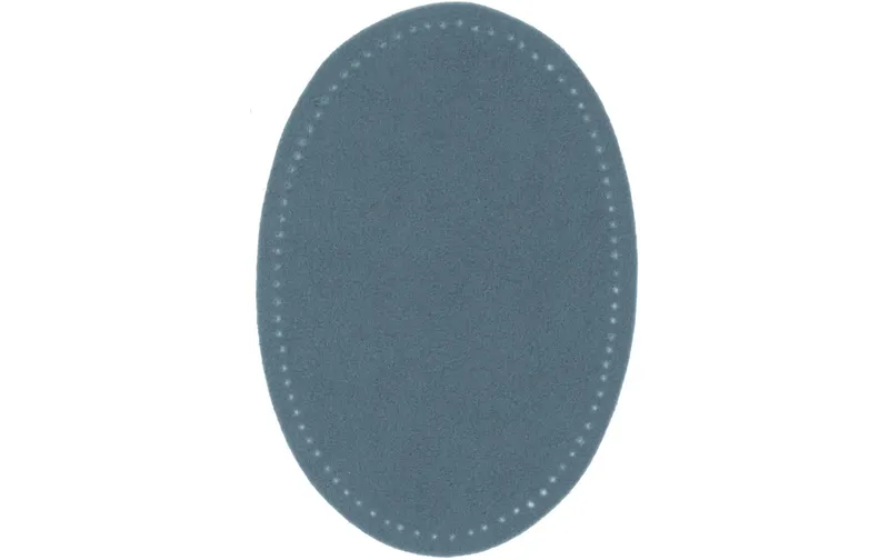 Prym Applikation 9.5 x 14.5 cm Lederimitat, Jeansblau, 2 Stück