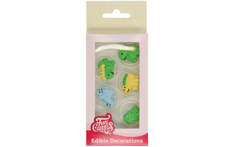 Funcakes Zuckerdekor Dinosaurier 12 pièces