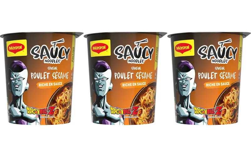 Maggi Fertiggericht Saucy Noodles Cup Huhn-Sesam-Geschmack 225 g