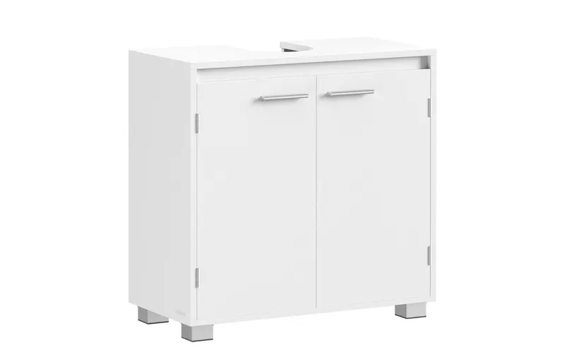 VASAGLE Waschbeckenschrank 60 x 60 cm, Weiss