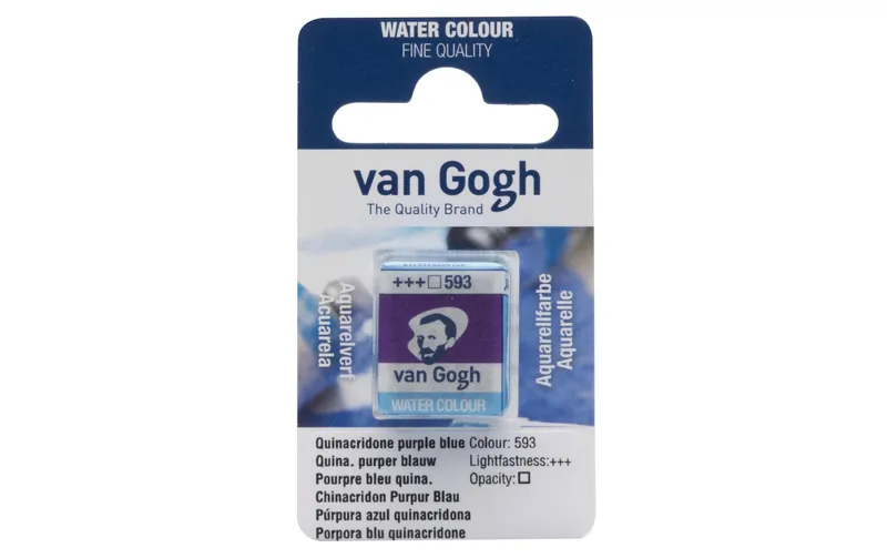 Van Gogh Aquarellfarbe 593 Chinacridon Purpur bleu, 1 pièces