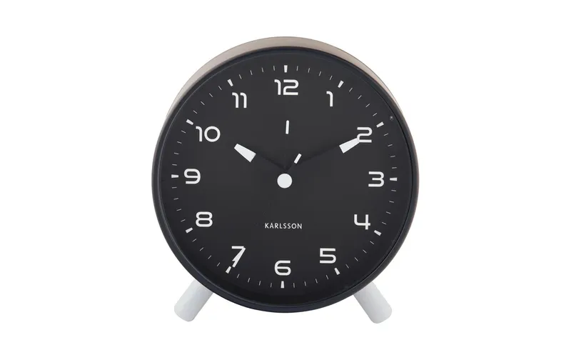 KARLSSON Klassischer Wecker Orgullo Black
