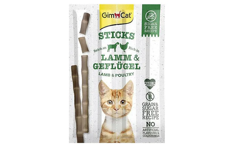 Gimpet Katzen-Snack Sticks mit Lamm und Geflügel 4 Stück