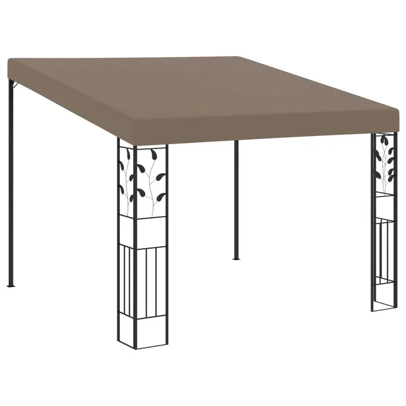 Wand-Pavillon 3x3x2,5 m Taupe