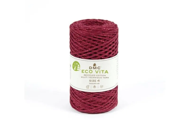 DMC Wolle Nova Vita 2.5 mm, 250 g, Metallic rosso