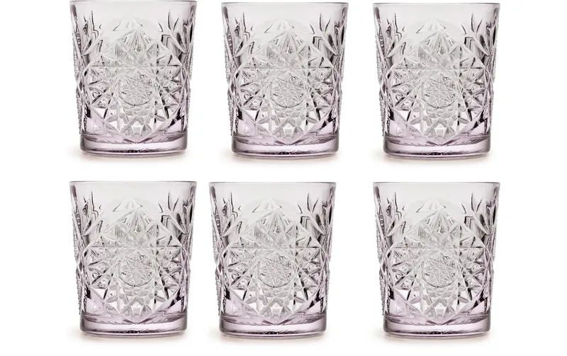 onis Gin Glas Hobstar 350 ml, 6 pieces, Lavendel