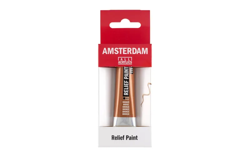 Amsterdam Acrylfarbe Reliefpaint 811 Bronze deckend, 20 ml