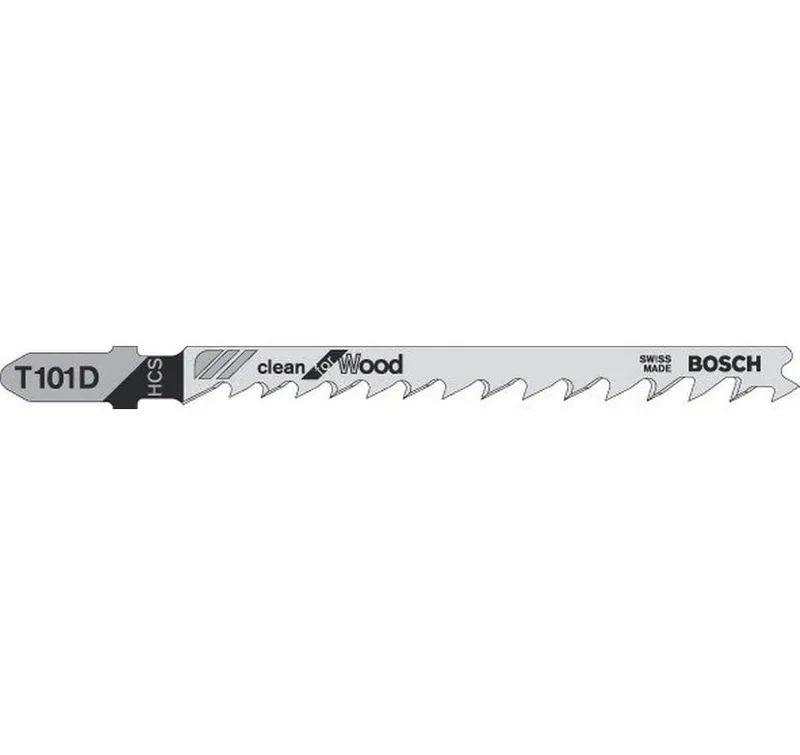 Bosch Professional Stichsägeblätter-Set T 101 D Clean for Wood, 100-teilig