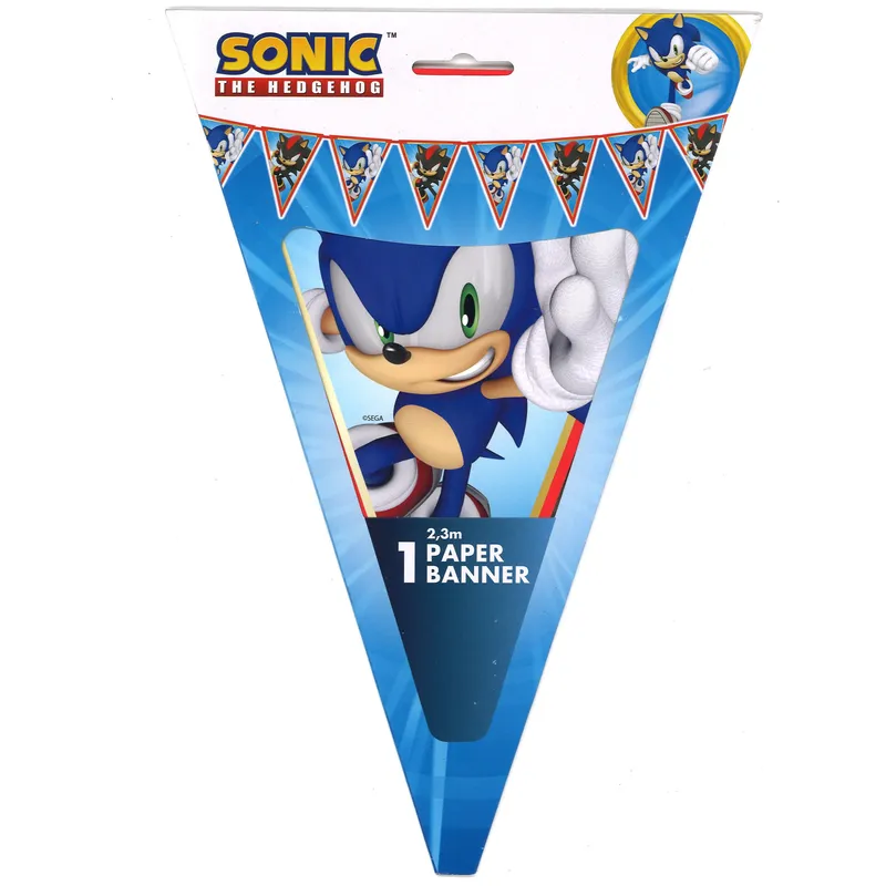 Wimpelkette Sonic 2.3 m