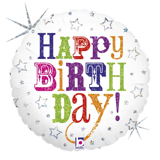 Folienballon Happy Birthday
