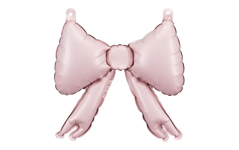 Partydeco Folienballon Schleife, 25.5 x 25 cm, Rosa, 5 pièces