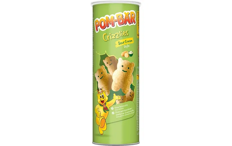 Pom-Bär Chips Crizzlies Sour Cream, 150 g
