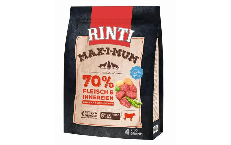 Rinti Trockenfutter Max-i-mum Rind, 4 kg