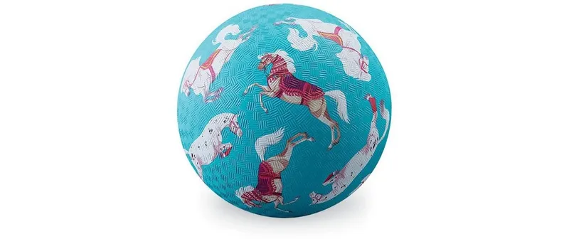 Crocodile Creek Spielball Pferde 13 cm Kunsttessuto Türkis