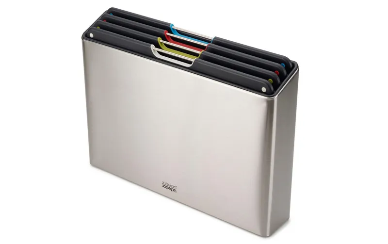 Joseph Joseph Schneidebrett-Set Folio Steel Silber