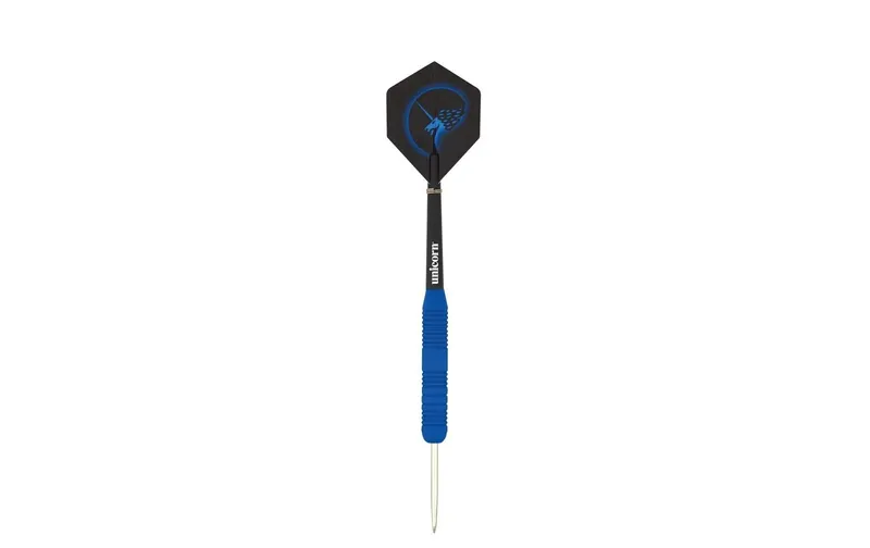 Unicorn Dartpfeile Core Plus Win Blue Brass - 23G, 3er Set, Steel
