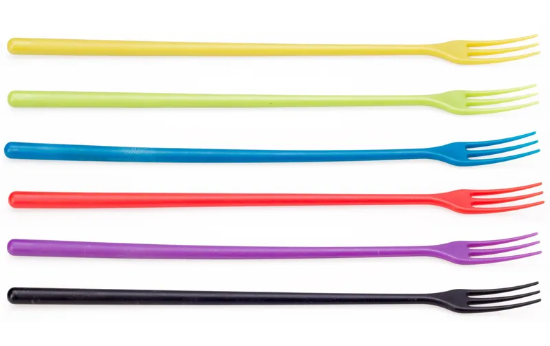 Nouvel Käsefonduegabel lang, multicolour, 6 Personen