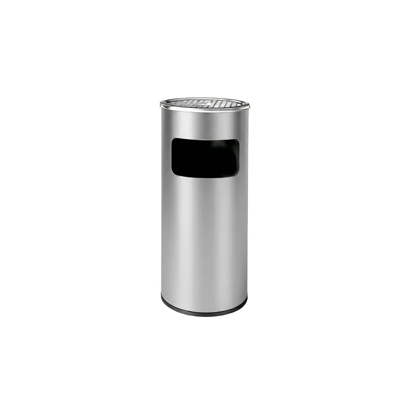relaxdays Porte-cendriers Tige Argent/Clair