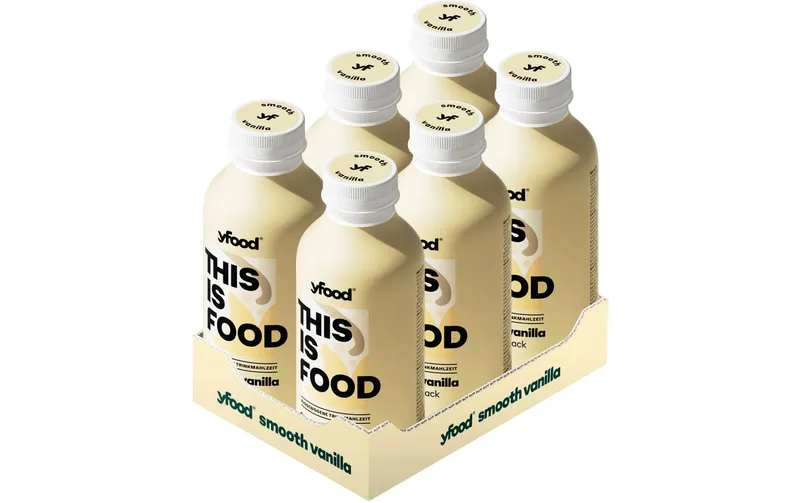 YFOOD Trinkmahlzeit Smooth Vanilla 6 x 500 ml