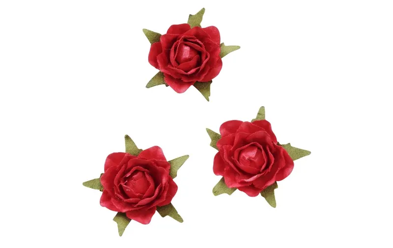 HobbyFun Streudeko Rosen 20 pièces, rouge