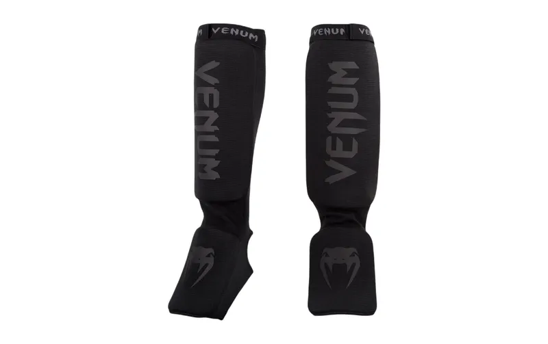 Venum Kontact Shin guards Schwarz, S