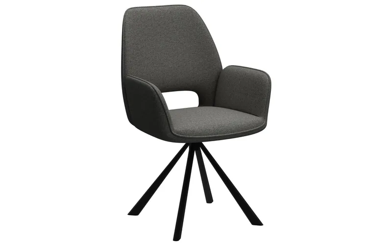 AC Design Stuhl Graham 2 pièces, Dunkelgrau