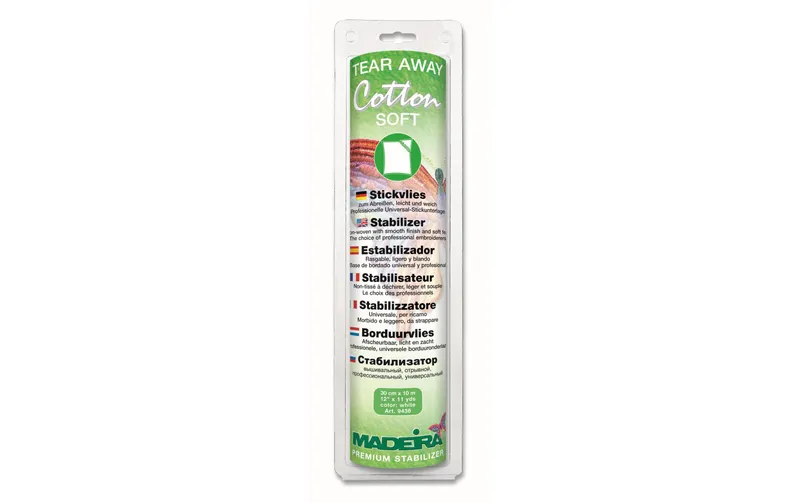 Madeira Stickvlies Tear Aways Cotton Soft 1 pieces