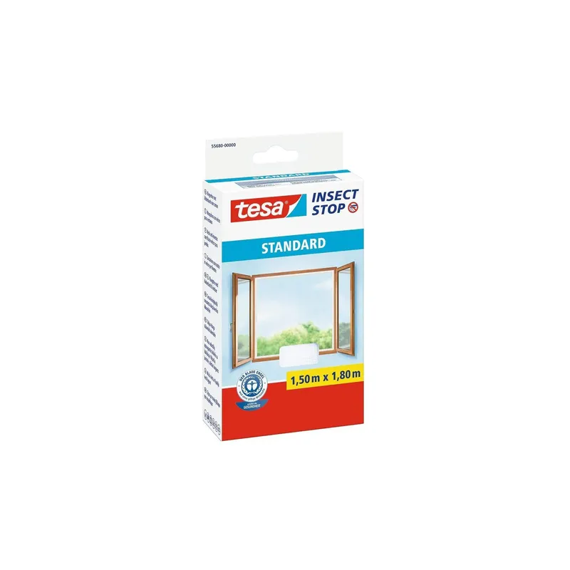 tesa Insect Stop STANDARD Fenster bianco - 1.5 m x 1.8 m