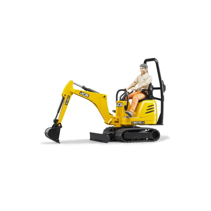 Bruder Spielwaren Baustellenfahrzeug JCB Mikrobagger 8010 CTS