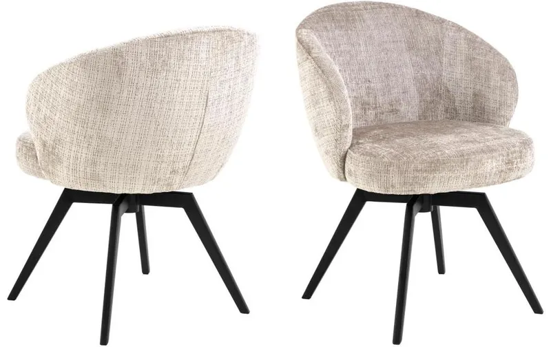 AC Design Stuhl Darlene 1 pièces, Beige