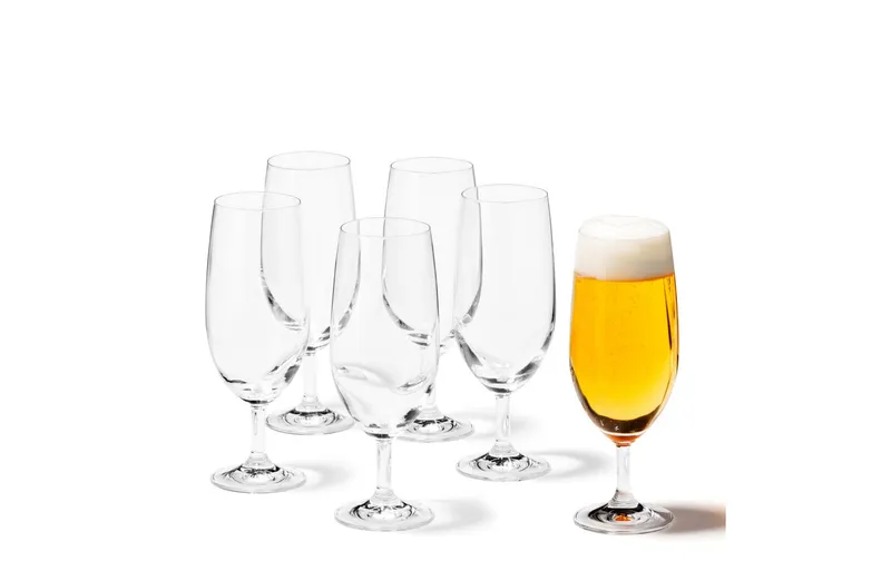 LEONARDO Bierglas Daily 280 ml, 6 pezzi, trasparente