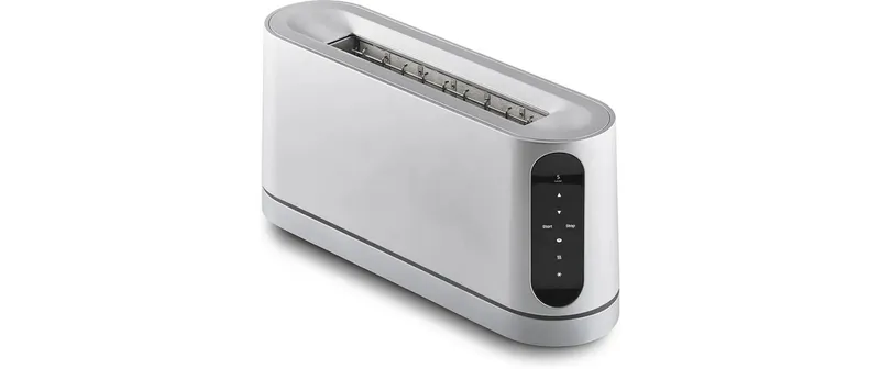 Jacob Jensen Toaster Long Slot Silber