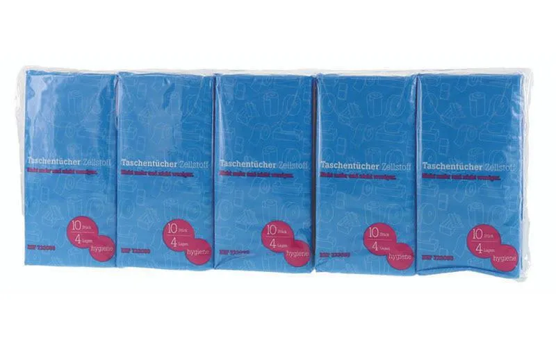 Hartmann Taschentücher Klassiker 4-lagig 10 x 10 pezzi