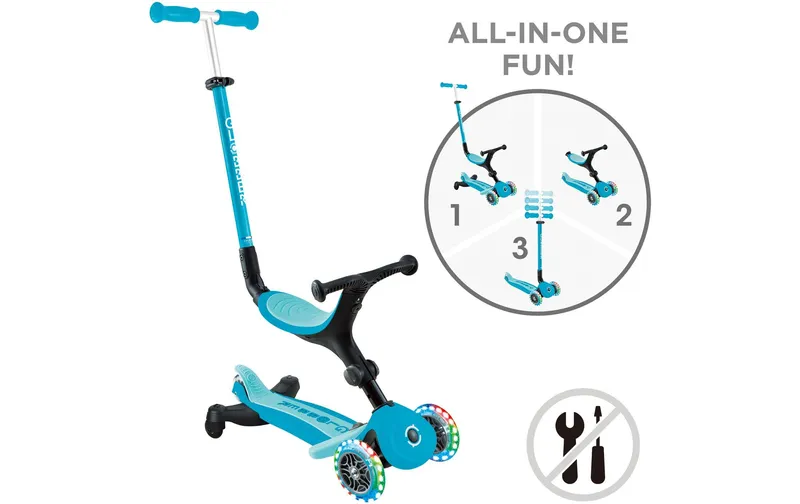 GLOBBER Kinder-Laufrad Go up Aqua