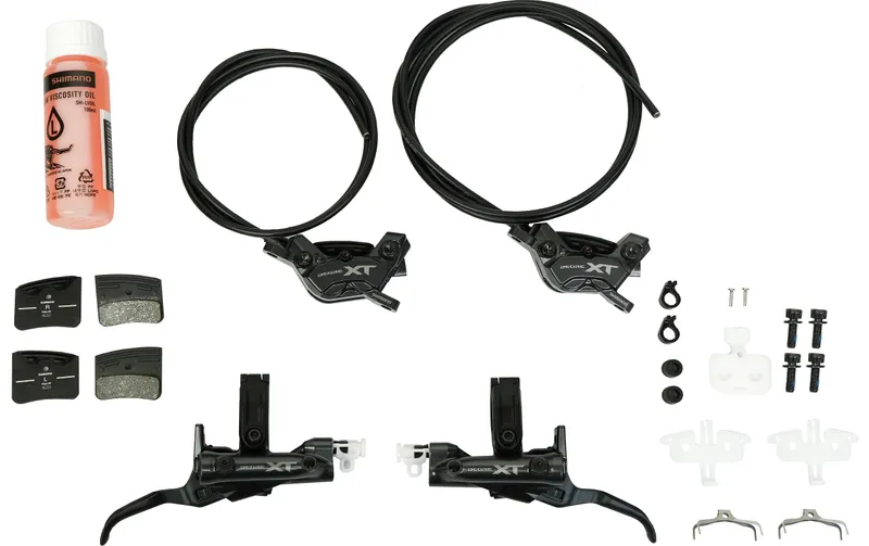 Shimano Scheibenbremsen-Set XT BR-M8220 mit BL-M8200 Upgrade Kit